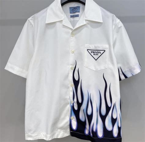 prada flame t shirt